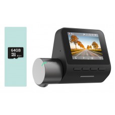 Xiaomi 70mai Dash Cam Pro - Full HD 1944P - Snelheid en coördinaten - GPS - WiFi - Stem control (Engels) + 64GB SD Kaart